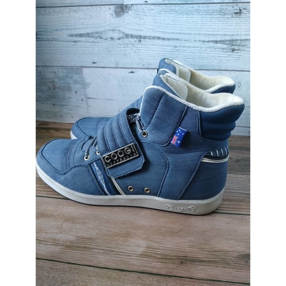 Rare Vintage Coogi Australia Denim High Top Sneakers Size 9 Men\'s main image 6